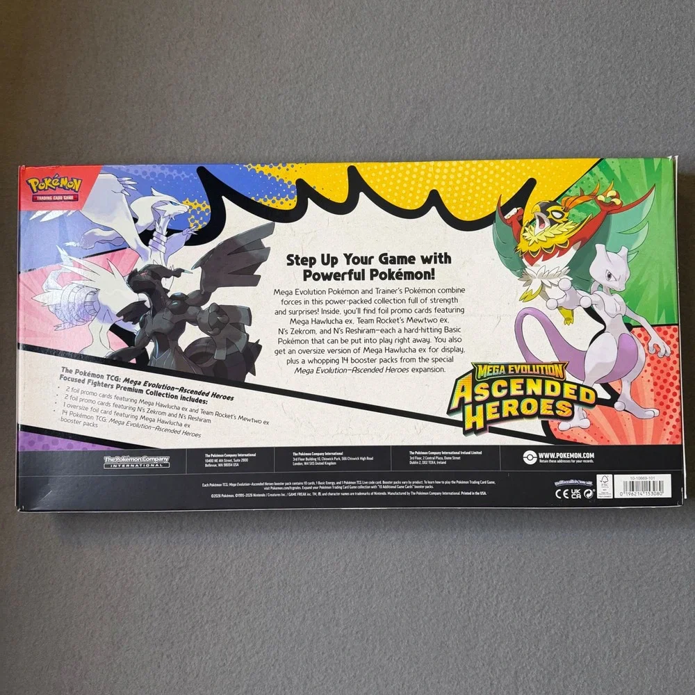 Pokemon Focused Fighters Premium Collection Mega Evolution Ascended Hero's Sam's